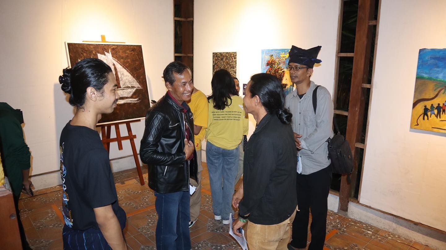 Pameran tunggal seniman muda Bulukumba pukau pengunjung di Joning Art Space Yogyakarta/Instagram@andifadilakbar_