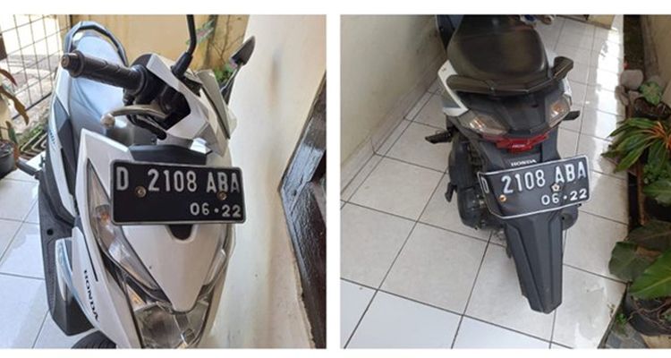 Kasus pencurian, ,motor Honda Beat hilang di Asrama Polisi Sarijadi, Kota Bandung pada MIinggu, 6 November 2022.
