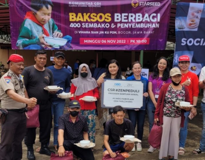 Dalam rangka menjalin harmonisasi antar komunitas, Starseed comunity dan GDI 8 bersinergi mengadakan Baksos di Vihara Sian Jin Ku poh (Vihar Budha tidur, Naca, Kwan Kong ) di Kawasan Bogor, Jawa Barat.