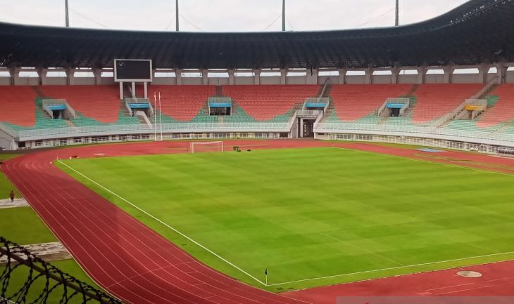 Stadion Pakansari di Bogor akan menjadi kandang Timnas dalam AFF Cup, Desember 2022.