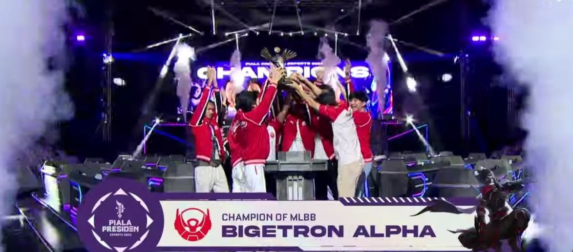 Potret kemenangan Bigetron Alpha di Piala Presiden Esports 2022