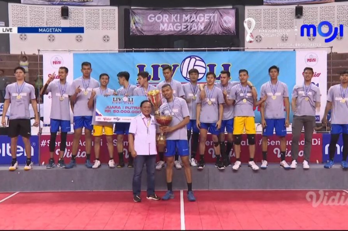 Grand Final Livoli 2022: Akademi Voli Indomaret Akhiri Puasa Gelar Selama 18 Tahun, Bintang Saputra On Fire
