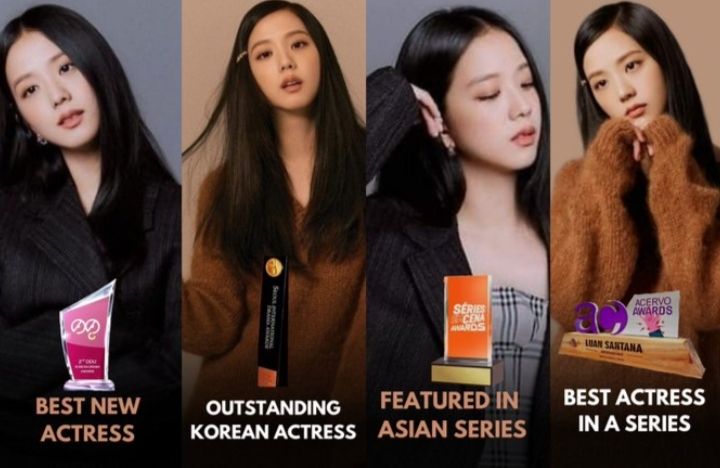 Jisoo BLACKPINK Berhasil Peroleh 4 Trofi Penghargaan Berkat Debut Akting di 'Snowdrop' Bersama Jung Hae In