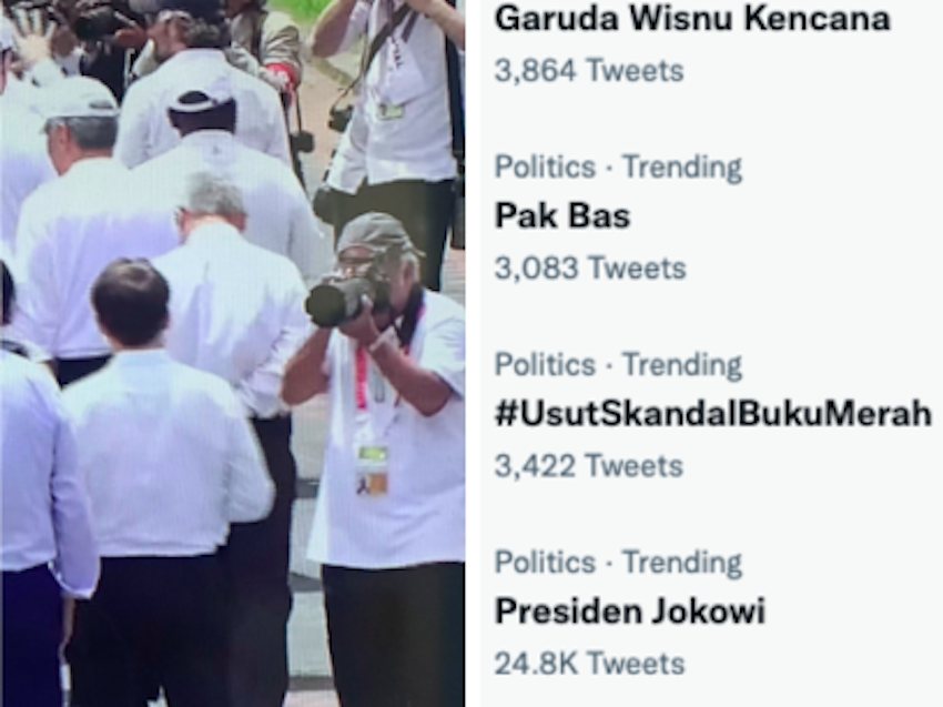 Menteri PUPR Jadi Fotografer Jokowi di KTT G20, Pak Bas Langsung Trending di Twitter