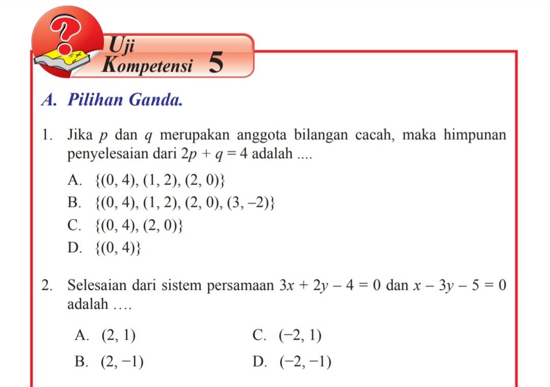 Jawaban Uji Pemahaman Bilangan Kompleks Halaman Nomor Matematika My Xxx Hot Girl