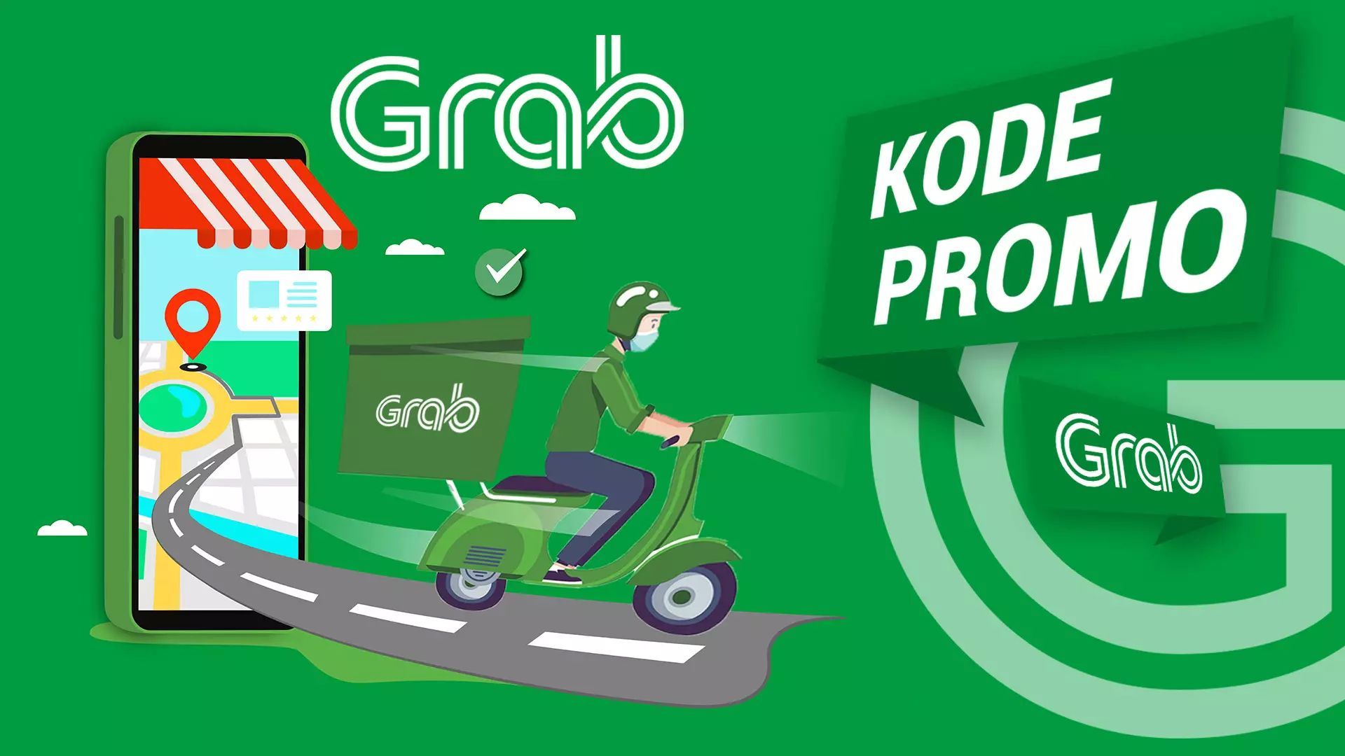 Kode promo Grab, untuk transaksi GrabBike, GrabCar dan GrabFood.