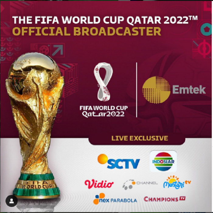 20 LINK LIVE STREAMING Piala Dunia 2022 FIFA World Cup Qatar Siaran TV ASEAN Indonesia-Vietnam Resmi Gratis