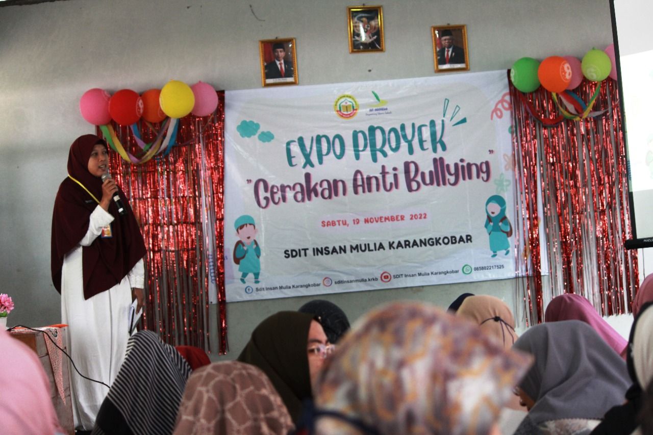 Expo proyek Gerakan anti Bullying di SDIT Insan Mulia Karangkobar 