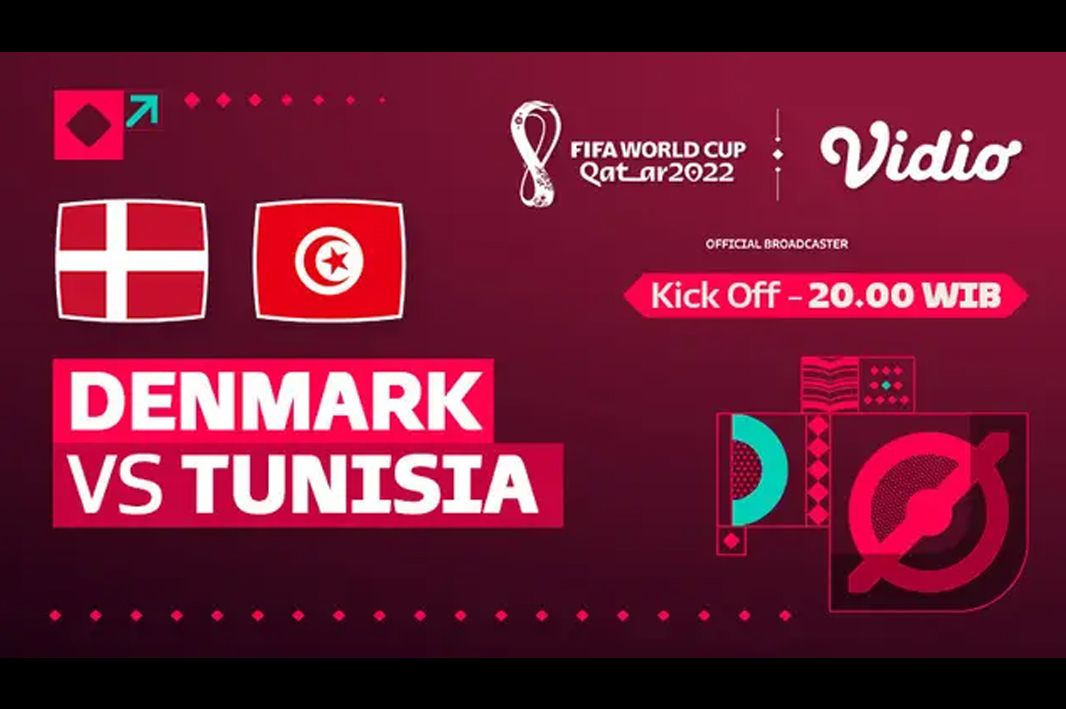 Link Live Streaming Piala Dunia 2022 Denmark vs Tunisia, Ini Prediksi Line Up dan Head to Head