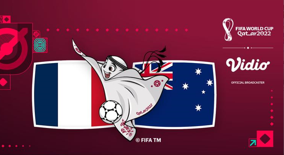 Nonton Siaran Ulang FIFA World Cup Qatar 2022 23 November 2022, Prancis VS Australia  