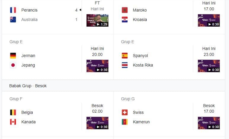 Jadwal Lengkap Piala Dunia 2022 Qatar Hari Ini, 23-24 November 2022 ...