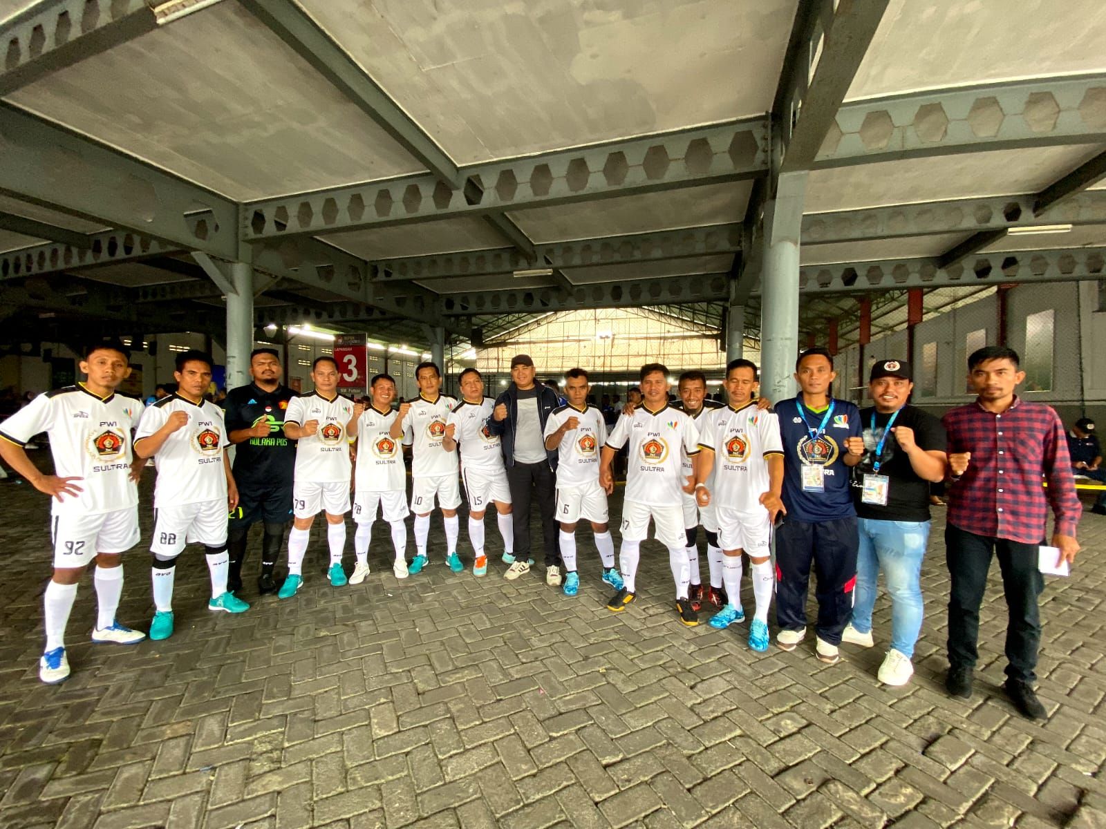 Laga Futsal  Porwanas XIII Malang,  PWI Sulut Tumbang  Lawan PWI Sultra