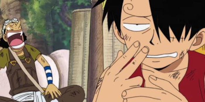 momen kocak Luffy yang mengundang gelak tawa penggemarnya dengan meniru Sanji