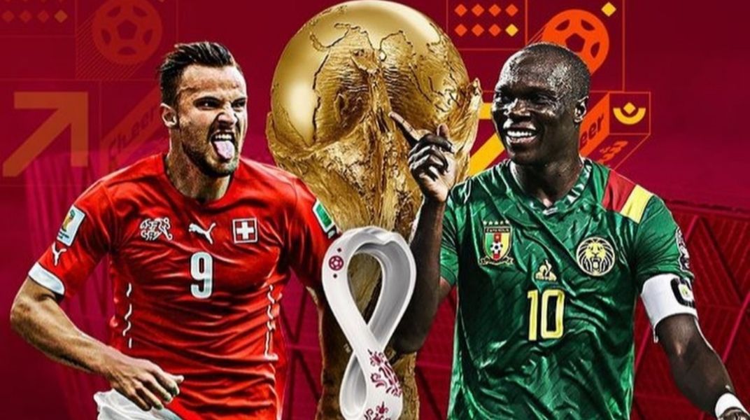 LINK LIVE STREAMING Piala Dunia Qatar 2022 Swiss vs Kamerun Sore Ini di Vidio.com Gratis