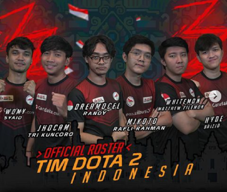 Tim Roster Dota 2 Indonesia lengkap dengan profil singkat. 