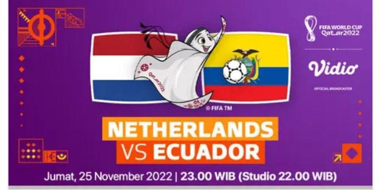Piala Dunia 2022: Yalla Shoot Live Streaming Belanda vs Ekuador, Ini 15 Link Resmi FIFA World Cup Qatar