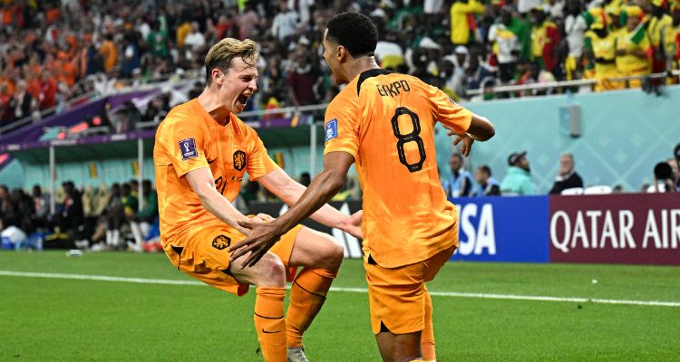 Ilustrasi Belanda vs Ekuador di Piala Dunia Qatar 2022.  