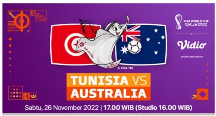 Live Streaming Yacine TV Tunisia vs Australia Piala Dunia 2022, Nonton World Cup Melalui 10 Link Berukut Ini