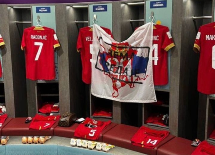 FIFA Selidiki Serbia, Temukan Bendera Ujaran Kebencian Ke Kosova Tergantung di Ruang Ganti Piala Dunia 2022