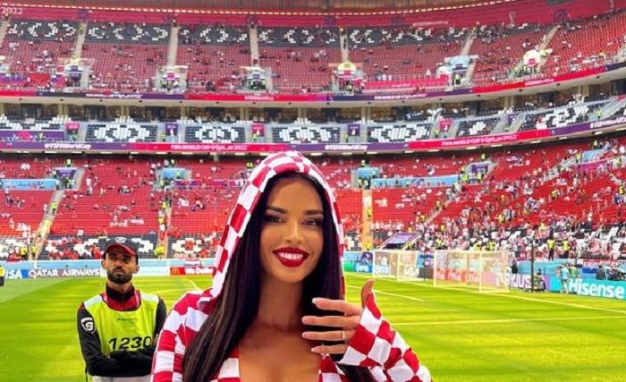Ivana Knoll telah dijuluki sebagai penonton terseksi Piala Dunia Qatar 2022.* 