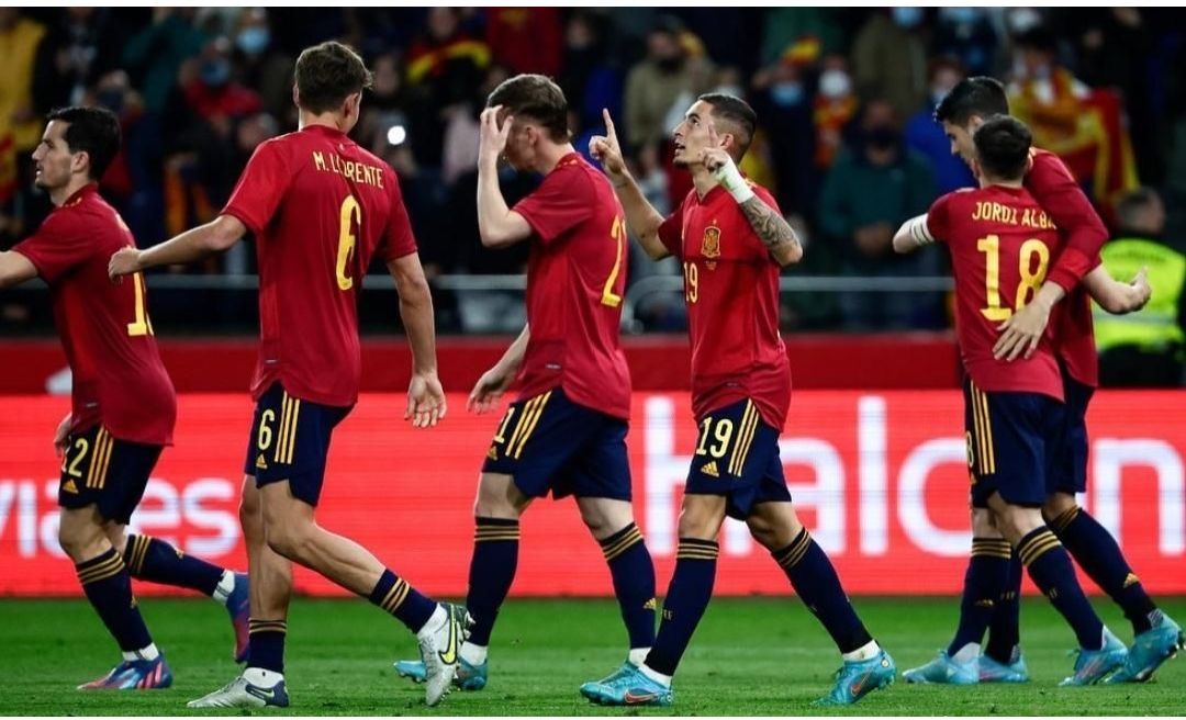 Timnas Spanyol bersama Jerman dan Belgia hari ini berpeluang maju ke babak 16 besar Piala Dunia 2022 Qatar. / instagram/@sefutbol/