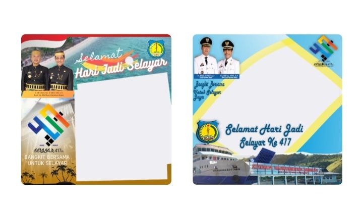 Twibbon Hari Jadi Selayar ke 417: Bingkai Foto Terunik dengan Desain Menarik dan Kekinian.