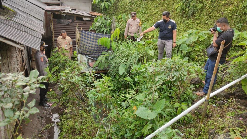 Lokasi penemuam mayat di Purbalingga, Senin 28 November 2022
