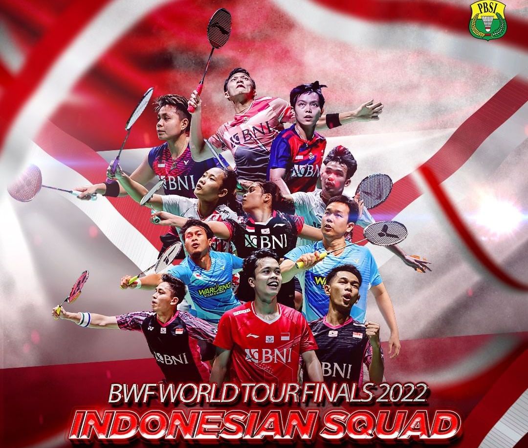 7 wakil Indonesia akan berlaga di BWF World Tour Finals 2022