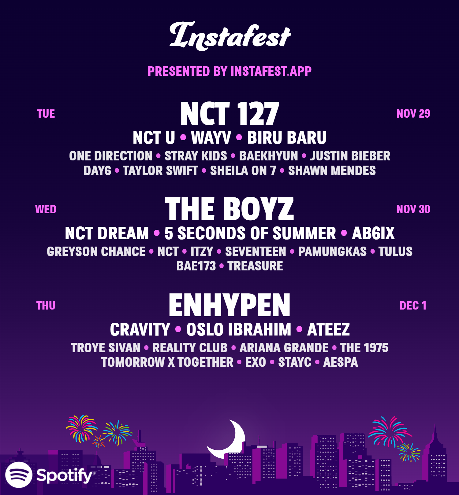 Spotify Instafest, Link dan Cara Buat Line Up Festival Musik 'Heres my  Spotify Instafest' Share ke Medsos