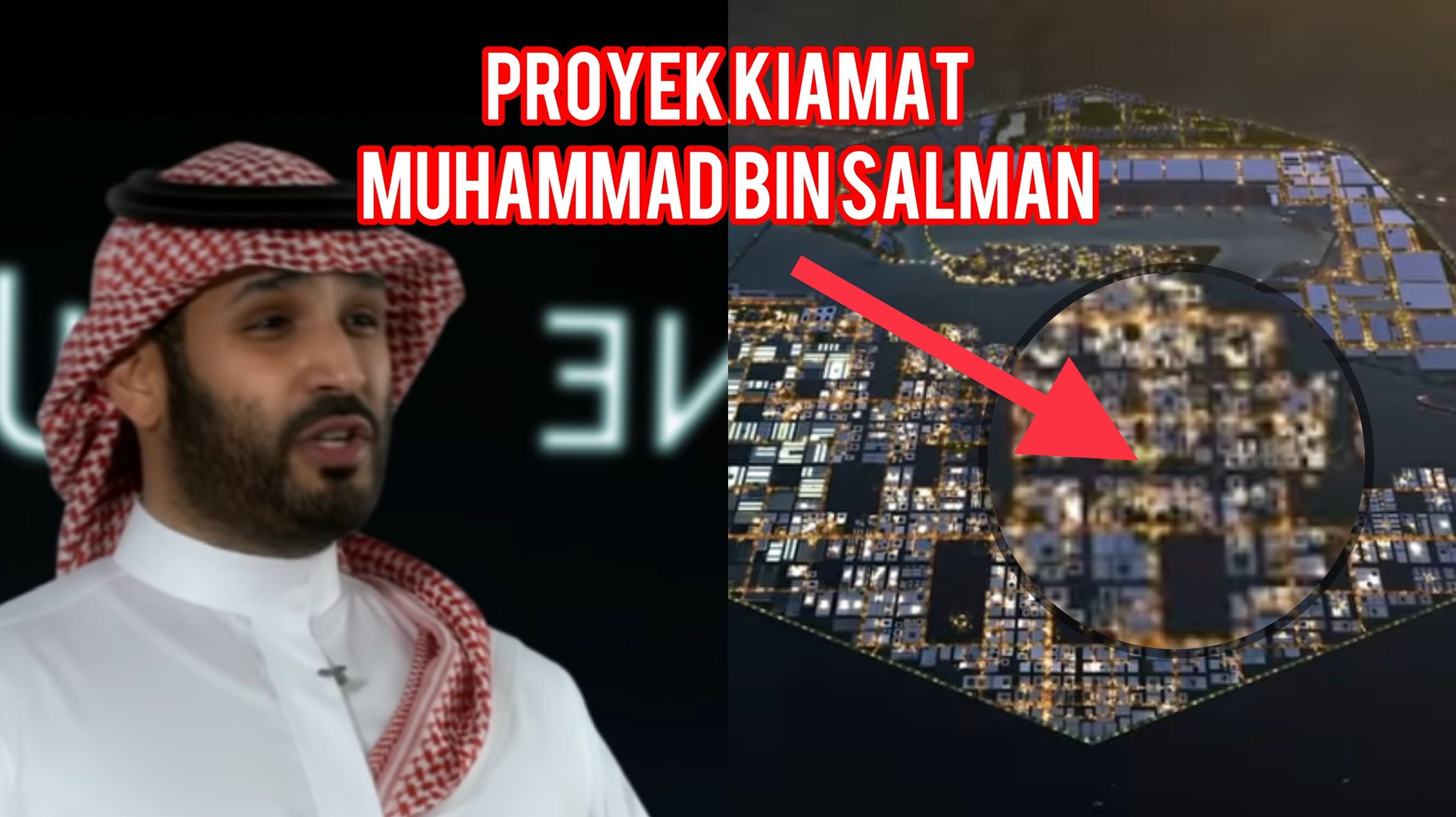 Penampakan proyek kiamat Arab Saudi