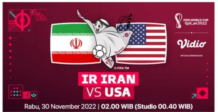 Live Streaming Iran vs Amerika Serikat, cek Link Nonton Piala Dunia 2022 di sini, Rabu 30 November 2022