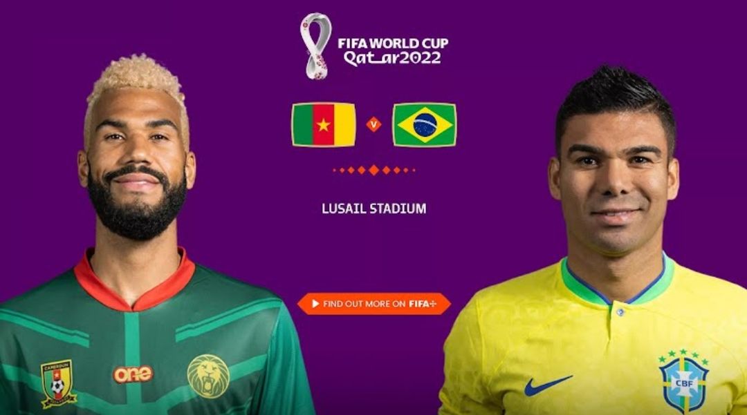 Sedang tayang, link live streaming Kamerun vs Brazil Piala Dunia 2022 malam ini, jam tayang siaran langsung SCTV dan prediksi skor.