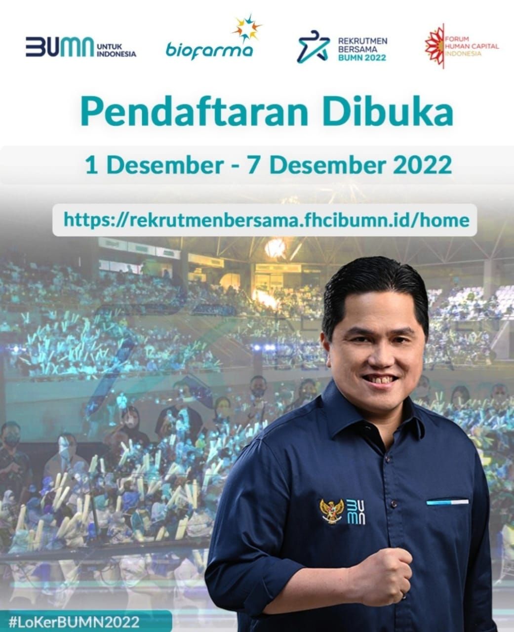 Pendaftaran Rekrutmen Bersama FHCI BUMN Batch 2 Login rekrutmenbersama
