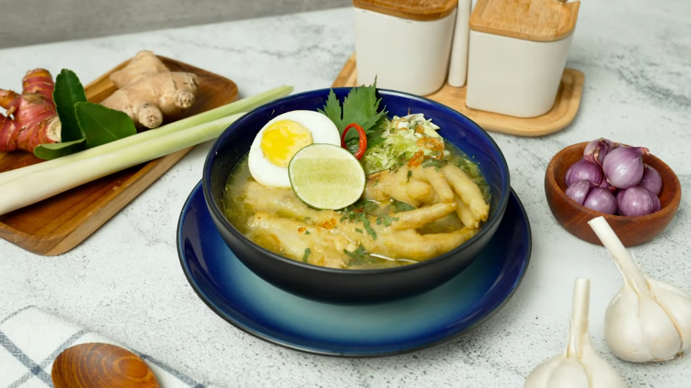 Resep soto ceker ayam Rudy Choirudin