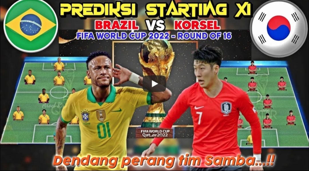 Live Score Dan Hasil Laga Timnas Brazil Vs Korea Selatan Babak 16 Besar ...