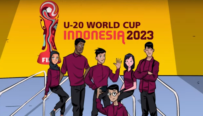 Ilustrasi Piala Dunia U-20 tahun 2023 di Indonesia.