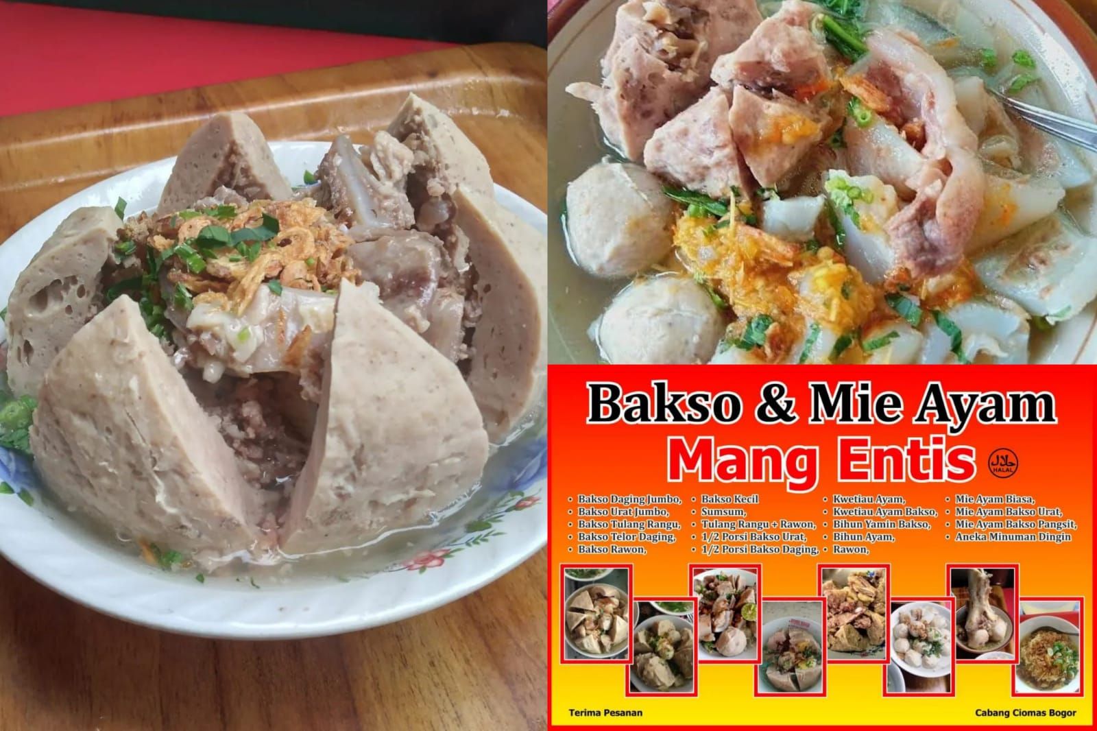 Ini dia wisata kuliner bakso di Bogor yang punya bakso super jumbo dengan isian full daging, kuahnya gurih dan lezat.