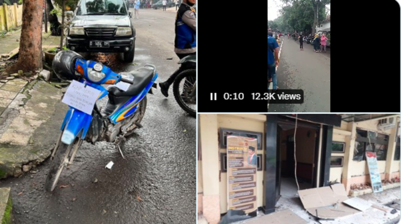 Ledakan Bom Bunuh Diri Di Polsek Astana Anyar Kota Bandung, Motor ...