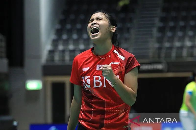 Tunggal putri Indonesia Gregoria Mariska Tunjung berhasil kalahkan Chen Yu Fei asal China di BWF World Tour FInals 2022
