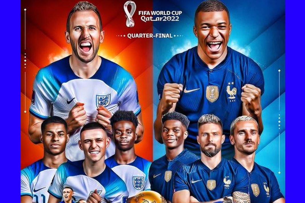 Susunan Pemain, Jadwal Tayang, Head to head, Prediksi Skor, Link Live Streaming dan Siaran Langsung Inggris vs Prancis di Piala Dunia 2022