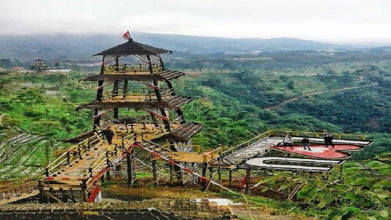 Gardu Pandang Cepogo, Wisata Magelang Terbaru di Kawasan Wisata Dlimas, Nikmati Panorama 360 Gunung Sumbing