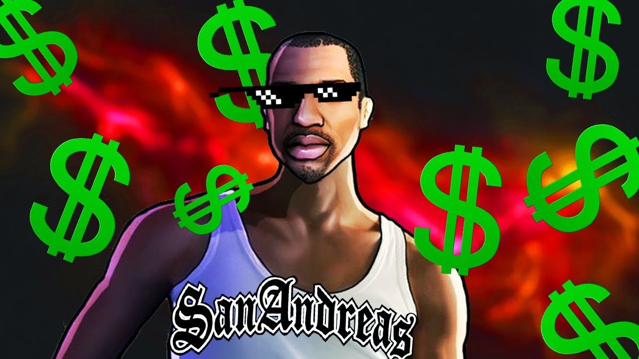 Ilustrasi kode cheat atau Password GTA San Andreas Unlimited Money