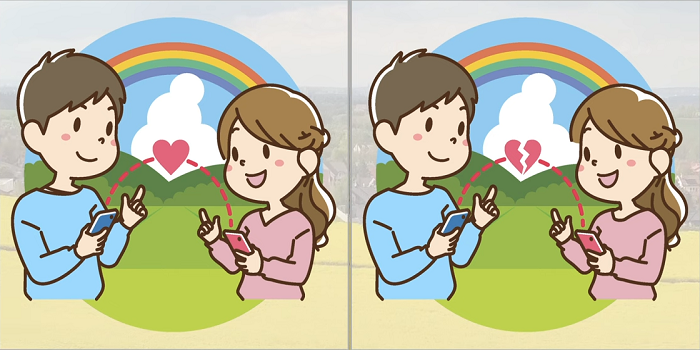 Tes IQ: Temukn lima perbedaan pada gambar pasangan kekasih ini dalam 10 detik untuk membuktikan Anda jenius.*