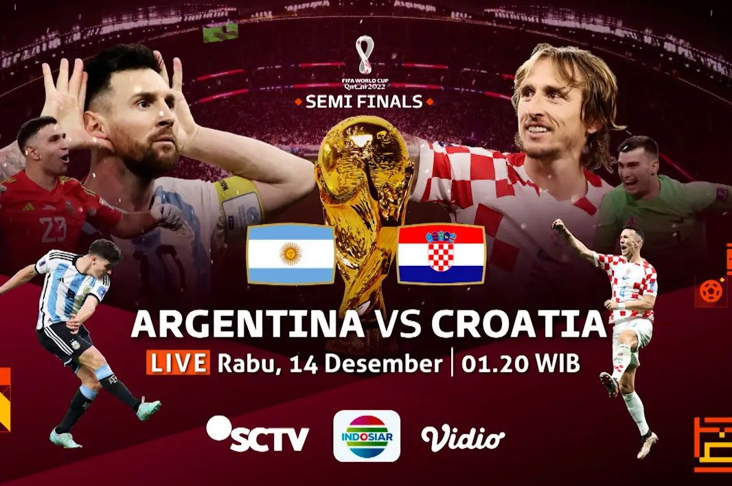 Prediksi formasi dan head to head laga Argentina vs Kroasia