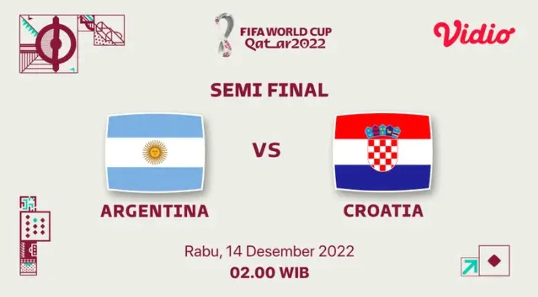 Prediksi Argentina vs Kroasia di Piala Dunia 2022, Berita Tim, Head to Head, Susunan Pemain dan Skor Akhir