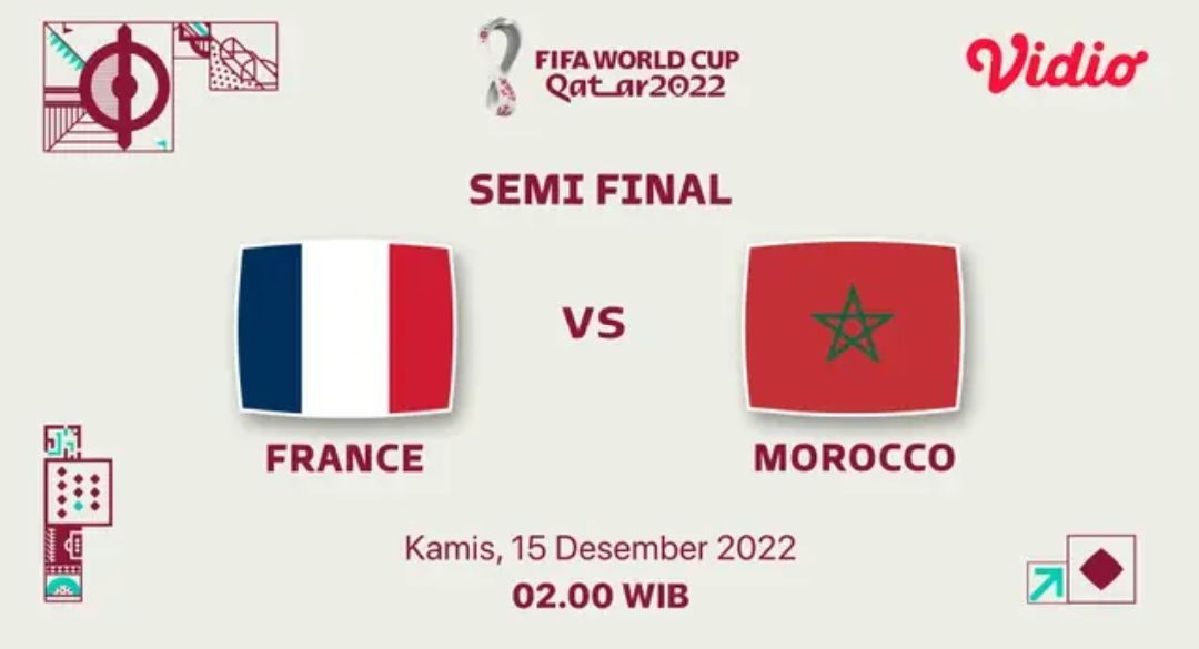 Prediksi Prancis vs Maroko di Piala Dunia 2022, Berita Tim, Head to Head, Susunan Pemain dan Skor Akhir