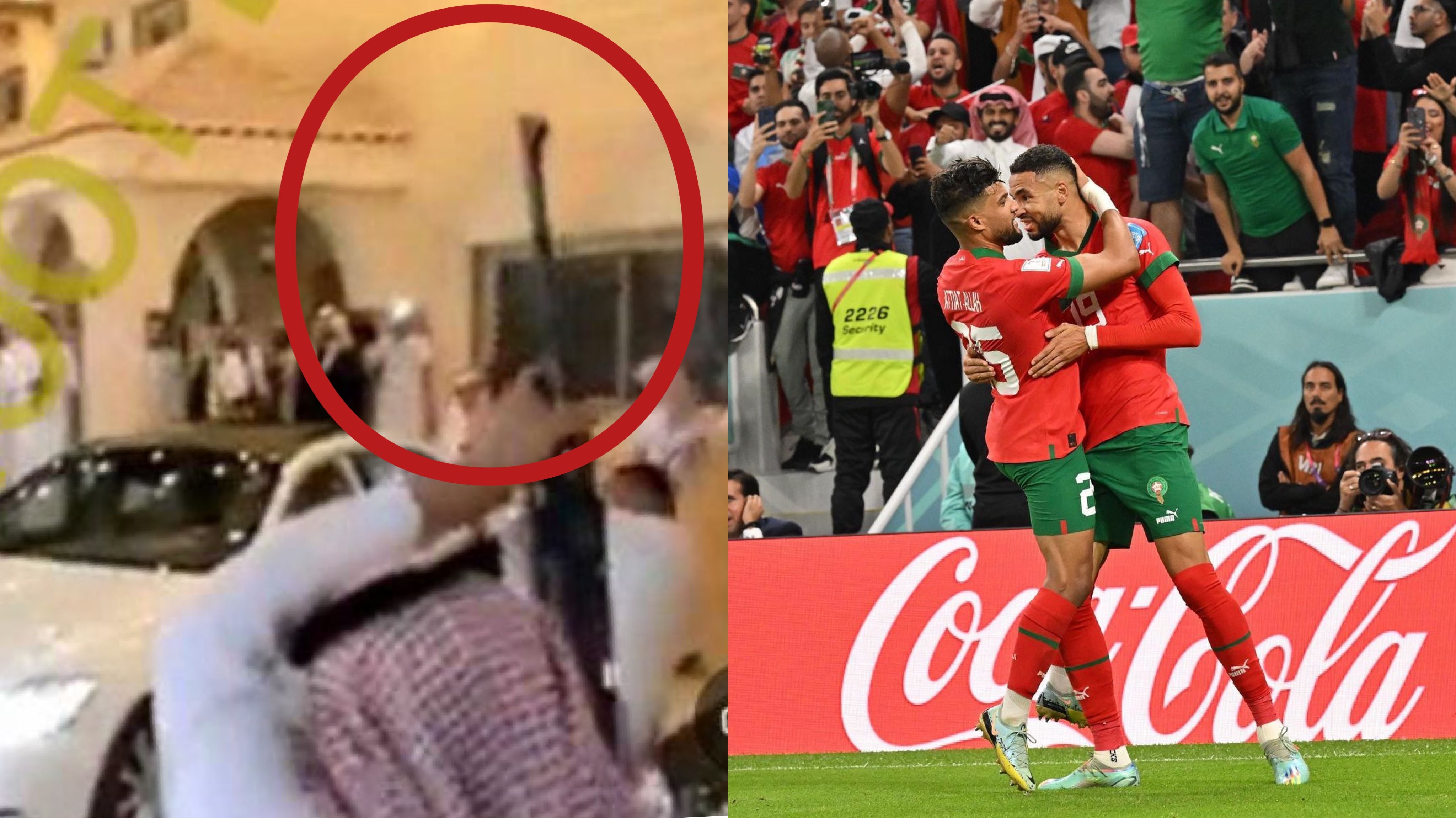 Cek fakta: Penampakan pendukung timnas Maroko rayakan kemenangan sambil tembakan peluru