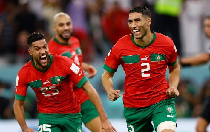 Pemain Timnas Maroko selalu kompak dan solid untuk tanding melawan siapa saja