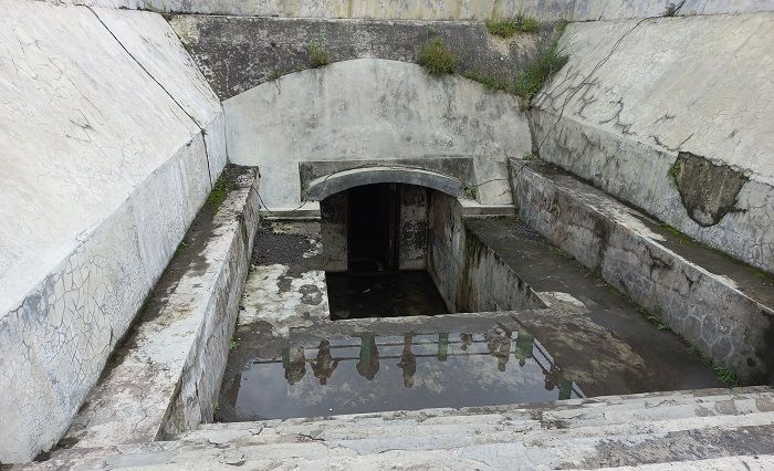 Lokasi Bunker Kaliadem yang berada di Desa Kinahrejo, Kabupaten Sleman, Yogyakarta.*  