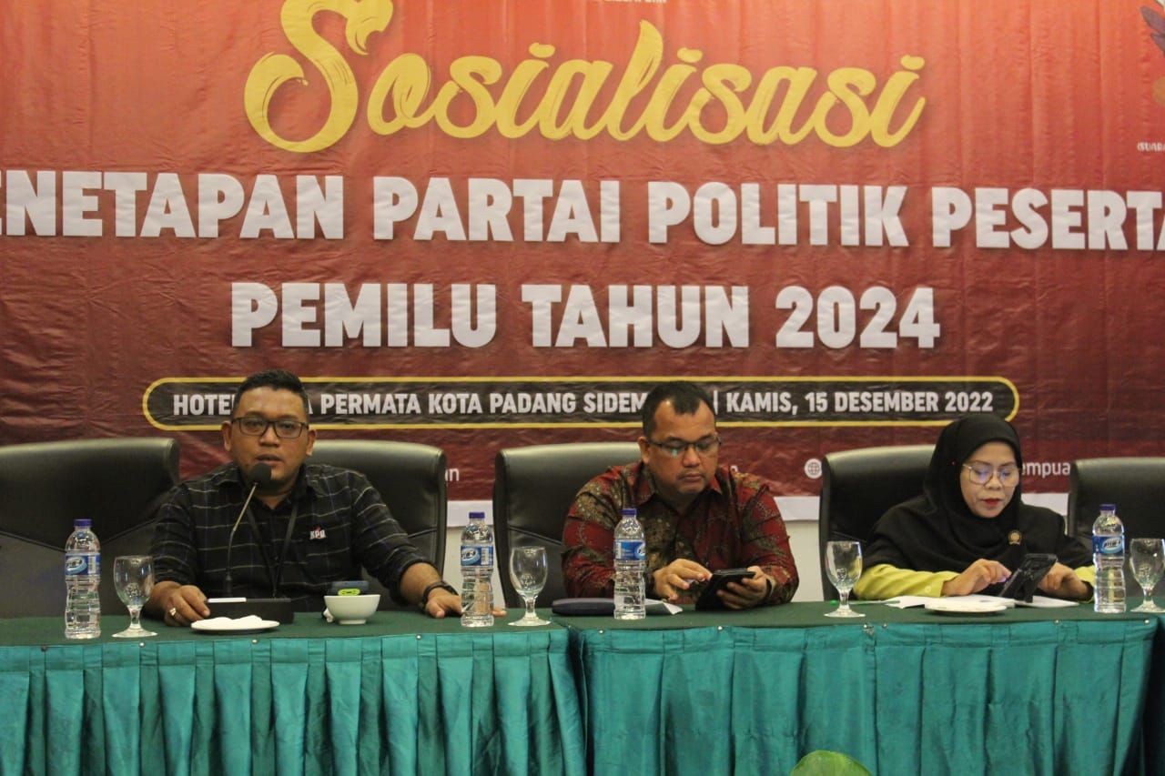 KPU Kota Padang Sidempuan Menggelar Sosialisasi Parpol